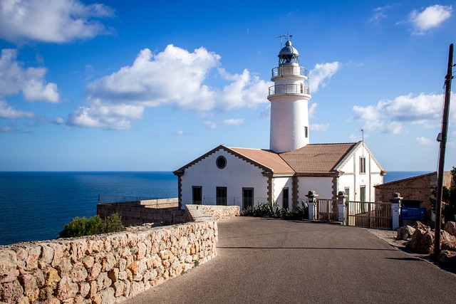 lighthouse, sea, water, arctic route, driving distance